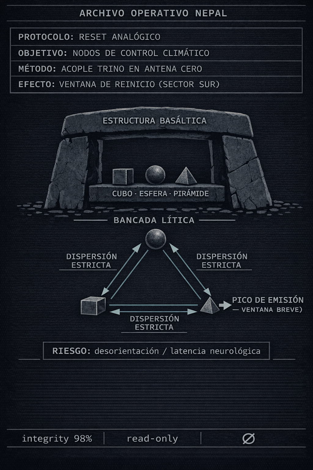 Antena Cero — Lámina resumen